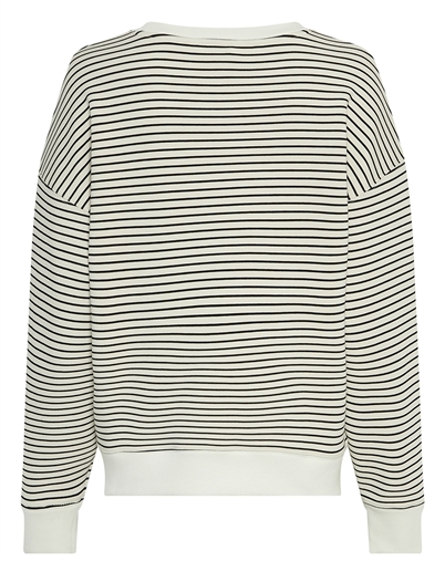 Msch Copenhagen - MSCHIma Q Sweatshirt - Oatmeal/ Black